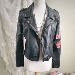 SANCTUARY | Funs & Roses Studded Motorcycle Jacket